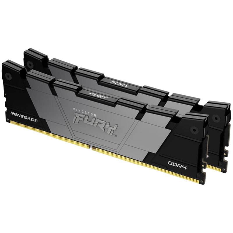 Kingston 128GB 3200MT/s DDR4 CL16 DIMM (Kit of 4) FURY Renegade Black