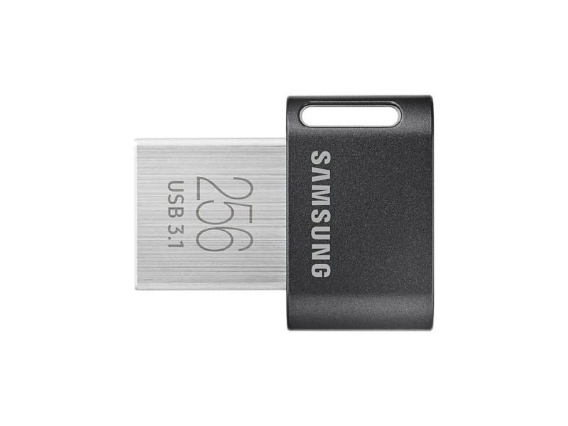 USB Flash Drive Samsung FIT Plus, 256GB, USB 3.1, 400 MB/s, Gray