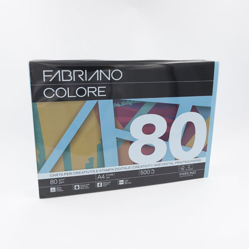 Papir Fabriano Colore A4/80g azzurro 500L 74321297 bright