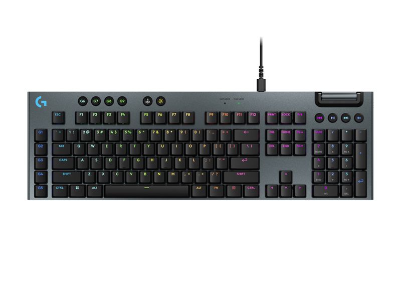 Keyboard Logitech G915 X, GL Tactile, Corded, SLO g.