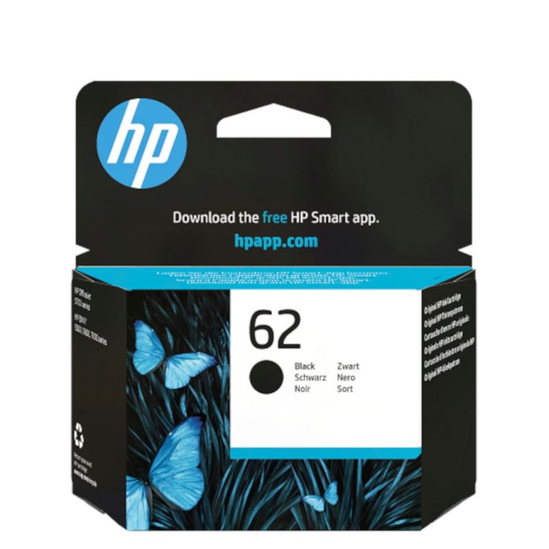 Tinta HP C2P04AE No.62 OJ 250 mobile black