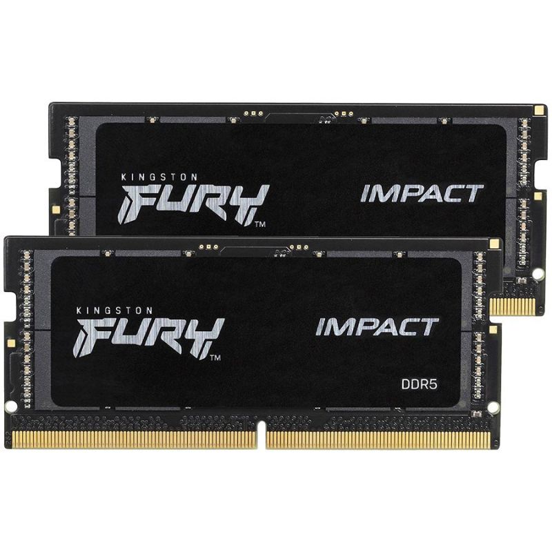 Kingston DRAM 64GB 4800MT/s DDR5 CL38 SODIMM (Kit of 2) FURY Impact PnP