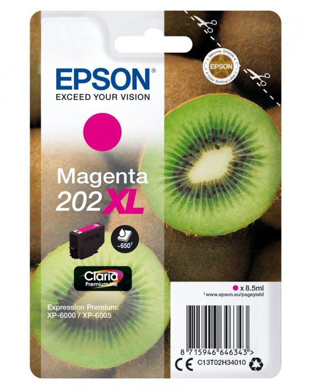 Epson Kiwi 202XL ink cartridge 1 pc(s) Original High (XL) Yield Magenta