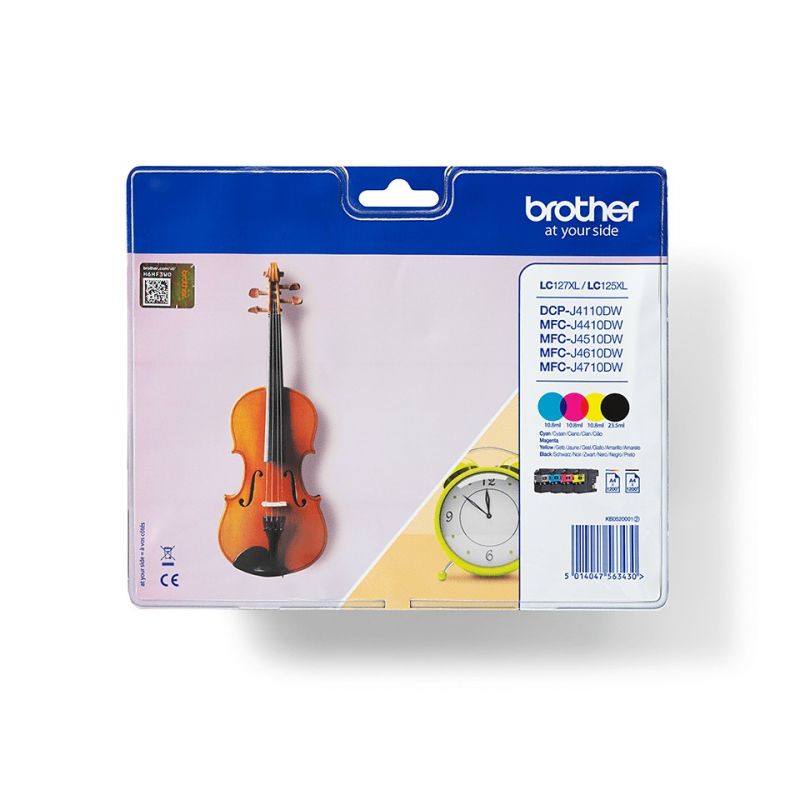 Brother LC127XL High Capacity Ink Cartridge 1-Pack (Black & Tri-Colour)
