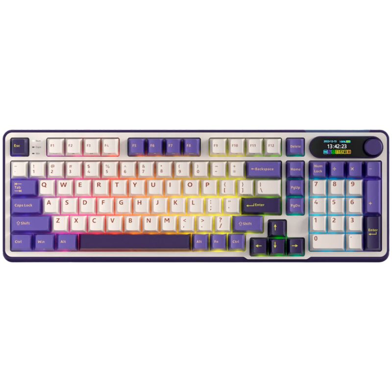 ROYAL KLUDGE RK-S98 Blackberry Mousse Gaming Keyboard Brown switch