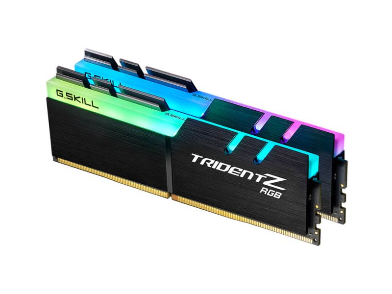 RAM DDR4 16GB Kit (2x 8GB) PC4-28800 3600MT/s CL18 1.35V, G.SKILL Trident Z RGB