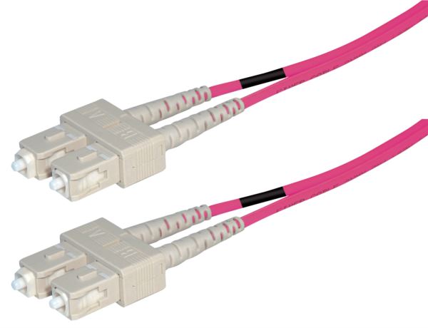 Transmedia Fibre optic MM OM4 Duplex Patch cable SC-SC 7,5m