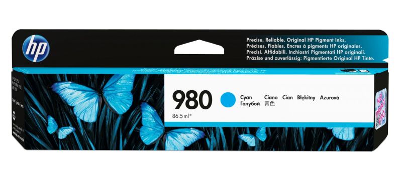 HP 980 Cyan Original Ink Cartridge