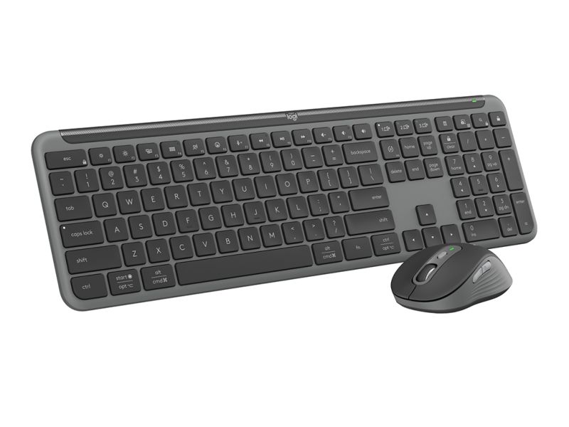 Keyboard and mouse Logitech Signature Slim Combo MK950, Graphite, SLO g.