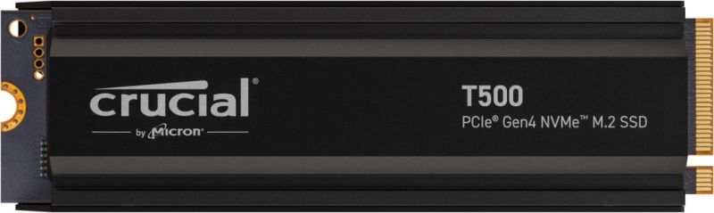 Crucial CT2000T500SSD5 2TB NVMe SSD with Heatsink