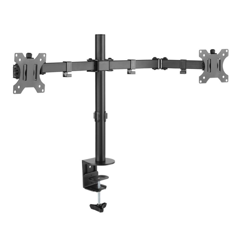 Techly ICA-LCD 582-D Dual Monitor Stand 13-32” LCD 8kg Desk Rotating