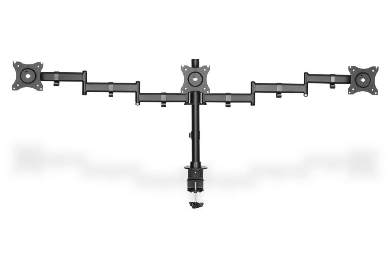 Triple Monitor Desk Clamp Mount, 15-27