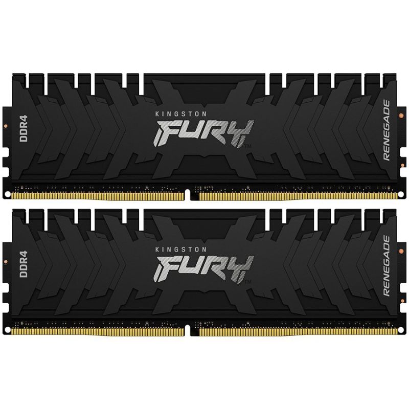 Kingston 32GB 3600MT/s DDR4 CL16 DIMM (Kit of 2) 1Gx8 FURY Renegade Black