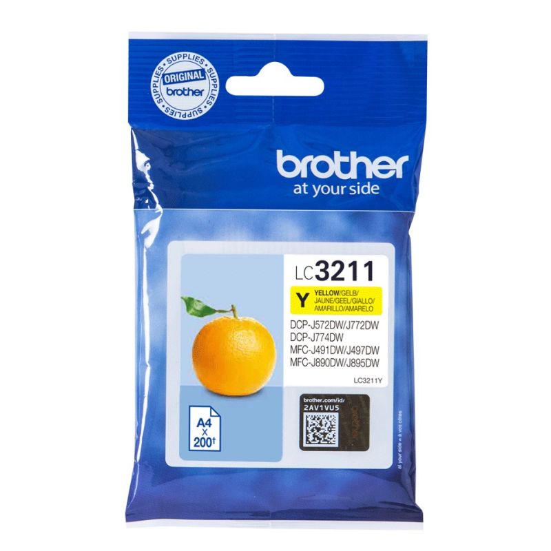 Brother LC-3211Y ink cartridge Original Standard Yield Yellow