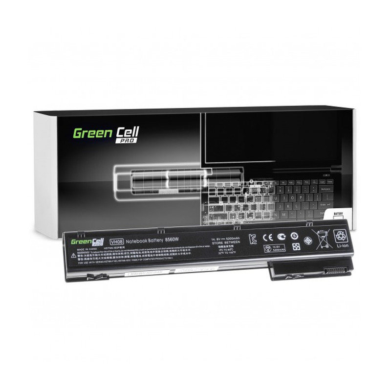 Green Cell PRO (HP56PRO) baterija 5200 mAh, 14.4V (14.8V) VH08XL za HP EliteBook 8560w 8570w 8760w 8770w