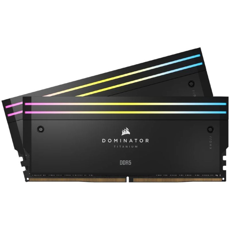 CORSAIR DOMINATOR TITANIUM 32GB (2 x 16GB) DDR5 7200MHz CL34-44-44-96 1.45V Intel XMP - BLACK