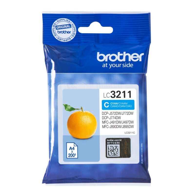 Brother LC-3211C ink cartridge Original Standard Yield Cyan