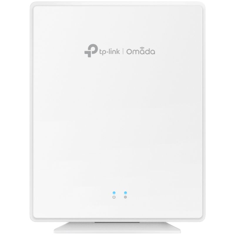 Omada  AX3000 Desktop Dual-Band Wi-Fi 6  Access Point 4×1G RJ45 Port（One support PoE Out  at 802.3at/bt input）+1×RJ11 Port 574Mbps at  2.4 G