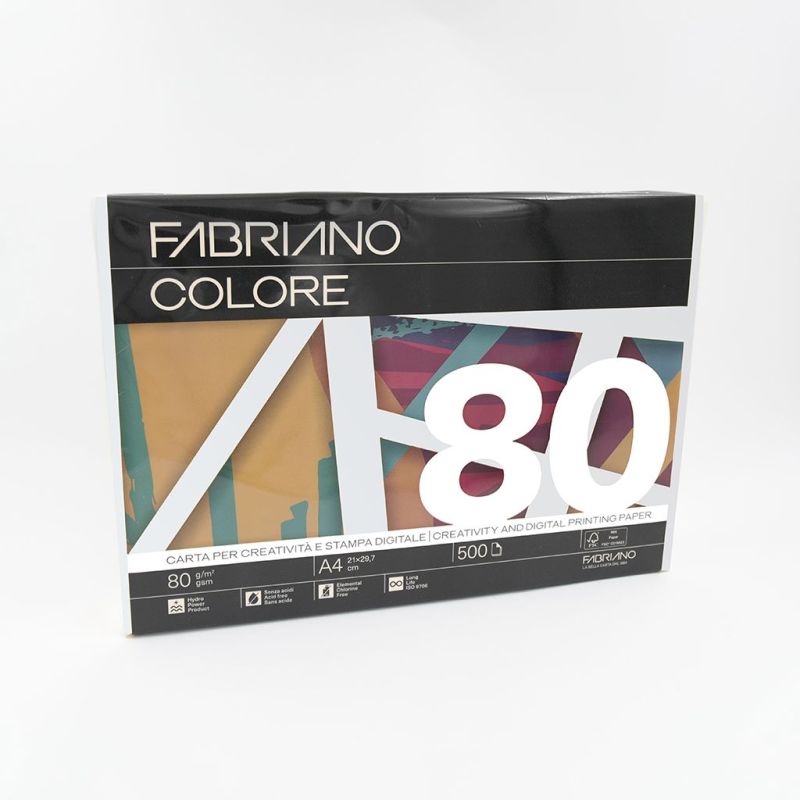 Papir Fabriano Colore A4/80g avorio 500L 76321297 soft