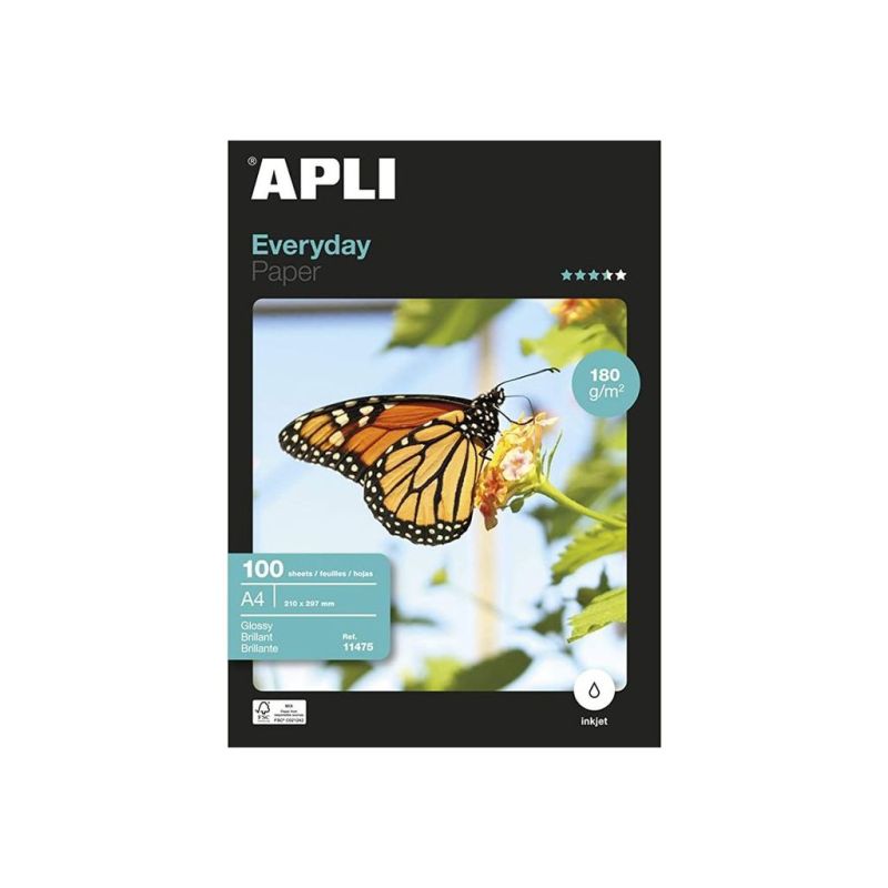 Papir photo Apli A4 210x297mm everyday 180g 100L 11475