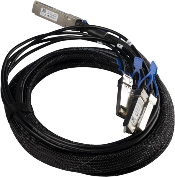 MikroTik XQ BC0003-XS - 100G DAC cable QSFP28 to 4x SFP28, 3m