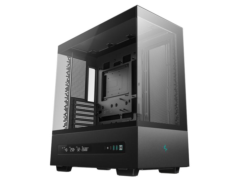 Case DeepCool CH690 DIGITAL, ATX, Midi-Tower, LCD, Tempered glass, Black