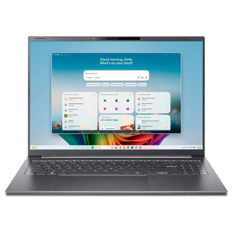 Acer Aspire 16 AI OLED 16 CU9-386H/16GB/512SSD/W11 Home