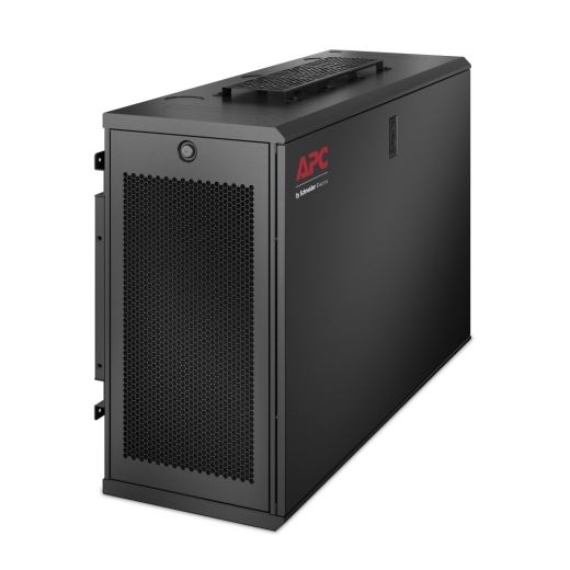 APC NetShelter WX 6U Low-Profile Wallmount Enclosure 230V Fans