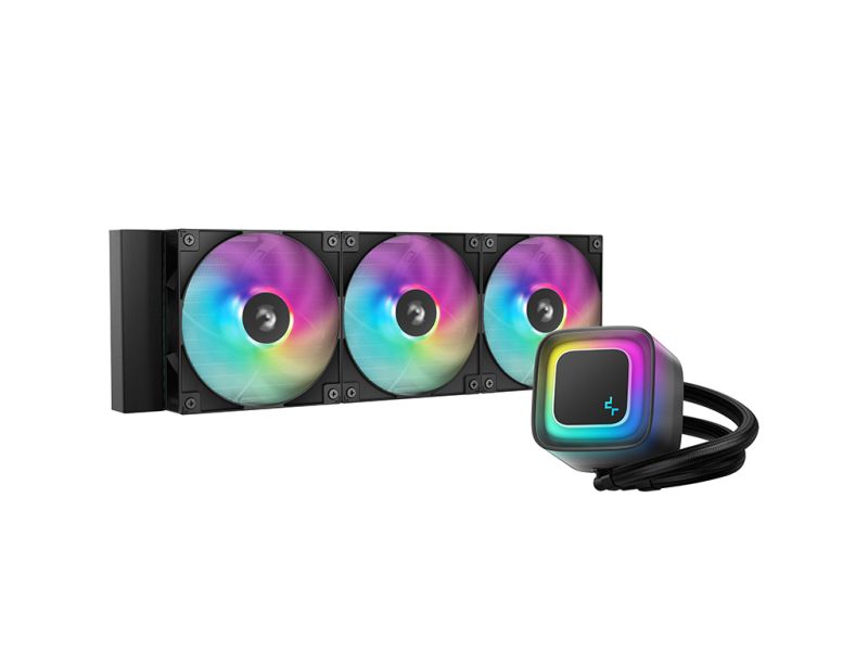 AIO Liquid Cooler DeepCool LE360 V2, 360mm, ARGB, Black
