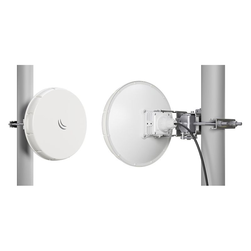 Mikrotik Wireless Wire nRAYG-60ad (2×LHGG-60ad za 60Ghz link), 60GHz antena, 802.11ad, two core 1.2GHz CPU, 256MB RAM, 1xG-LAN, RouterOS L3,
