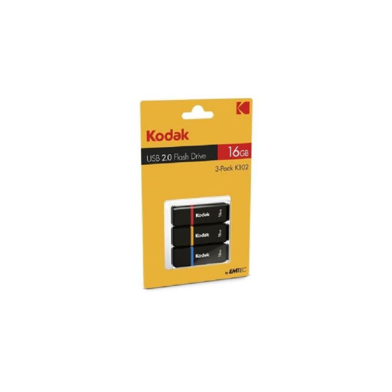 USB stick Kodak 2.0, 16GB K100, EKMMD16GK10, Pack 3/1