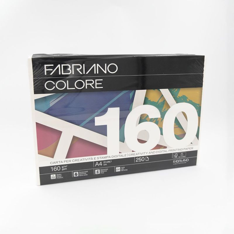 Papir Fabriano Colore A4/160g avorio 250L 76316021 soft