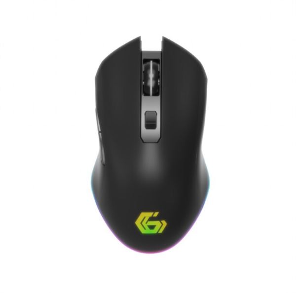 Gembird 6-button rechargeable wireless RGB gaming mouse 