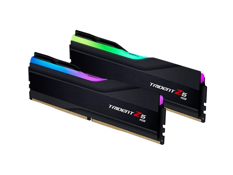 RAM DDR5 32GB Kit (2x 16GB) PC5-60800 7600 MT/s CL36 1.40V, G.SKILL Trident Z5 RGB, Intel XMP