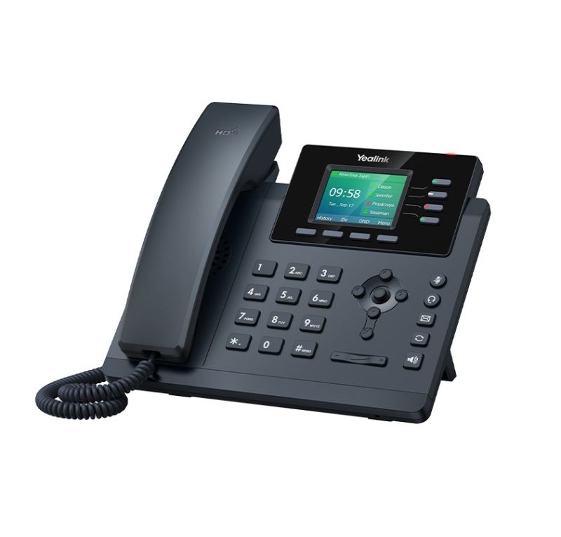 Yealink SIP-T34W Black IP Phone with 4 Lines and Gigabit Ethernet