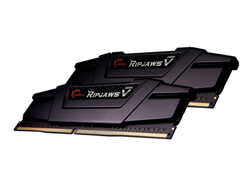 RAM DDR4 32GB Kit (2x 16GB) PC4-28800 3600MT/s, CL18, 1.35V, G.SKILL Ripjaws V Black