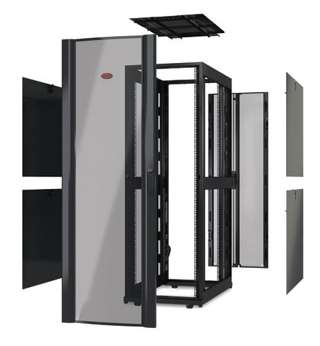 APC NetShelter SX 48U 750mm Wide x 1070mm Deep Enclosure Without Doors Black