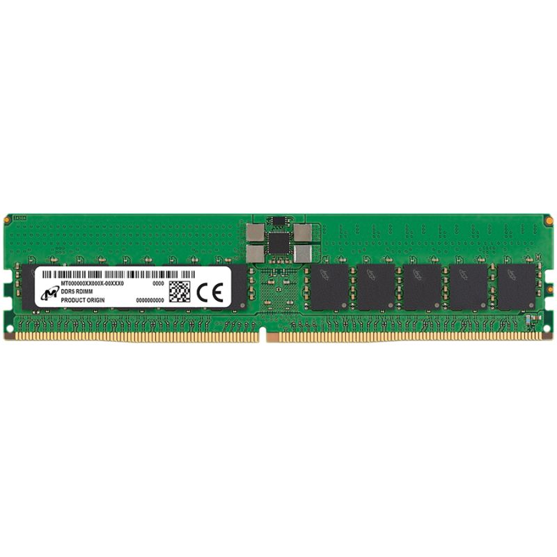 Micron DDR5 RDIMM 32GB 1Rx4 5600MHz CL46 (16Gbit) (Single Pack)