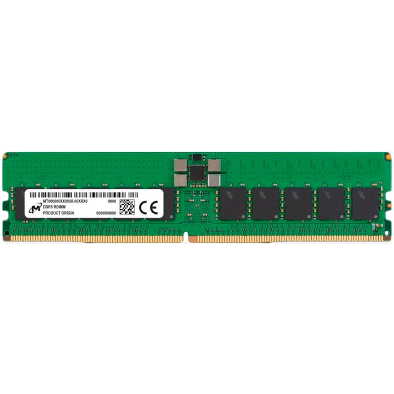 Micron DDR5 RDIMM 32GB 2Rx8 4800 CL40 (16Gbit) (Single Pack)