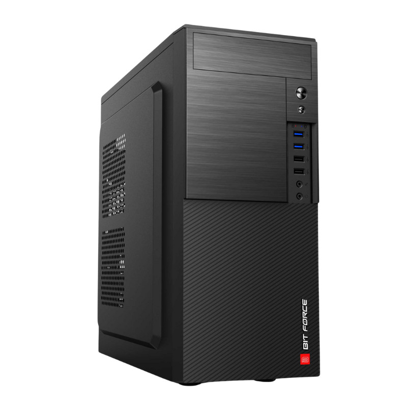 Bit Force BLADE BS-4 v2.0 Midi Tower ATX kućište bez napajanja, crno