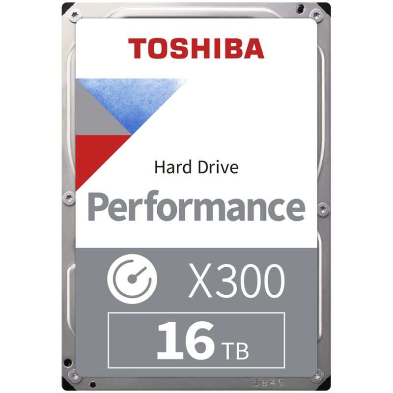 HDD Desktop TOSHIBA X300 16TB CMR, 3.5'', 512MB, 7200RPM, SATA