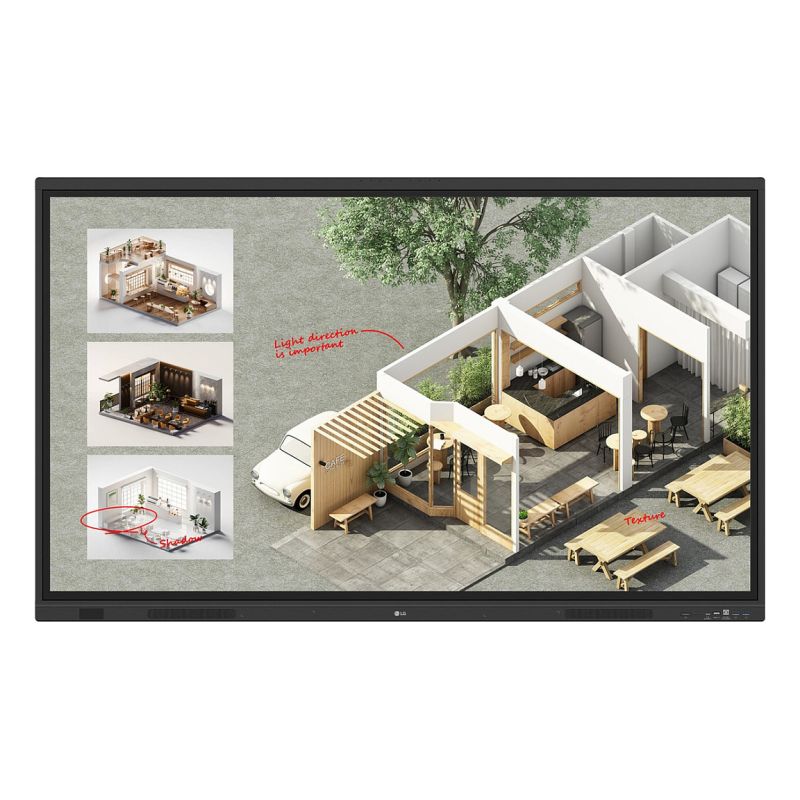 LG CreateBoard 65TR3DQ-B Signage Touch Display 165 cm (65 Zoll)