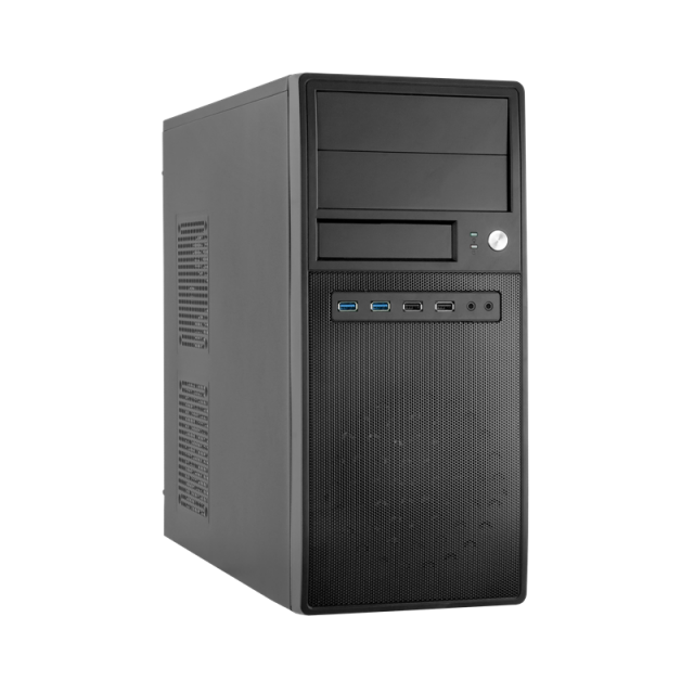 Chieftec Midi Tower ATX kućište bez napajanja, crno (CG-04B-OP)