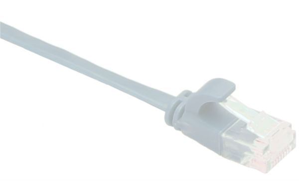 Masterlan comfort patch cable UTP, flat, Cat6, 5m, gray