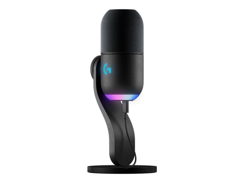 Microphone Logitech Yeti GX, LIGHTSYNC RGB, Gaming, USB, Black