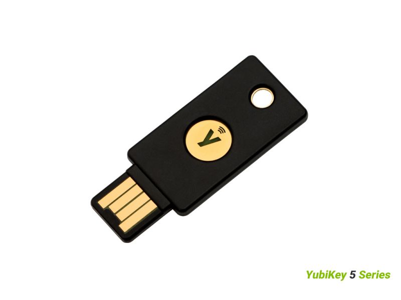 USB authenticator Yubico YubiKey 5 NFC, USB-A, black