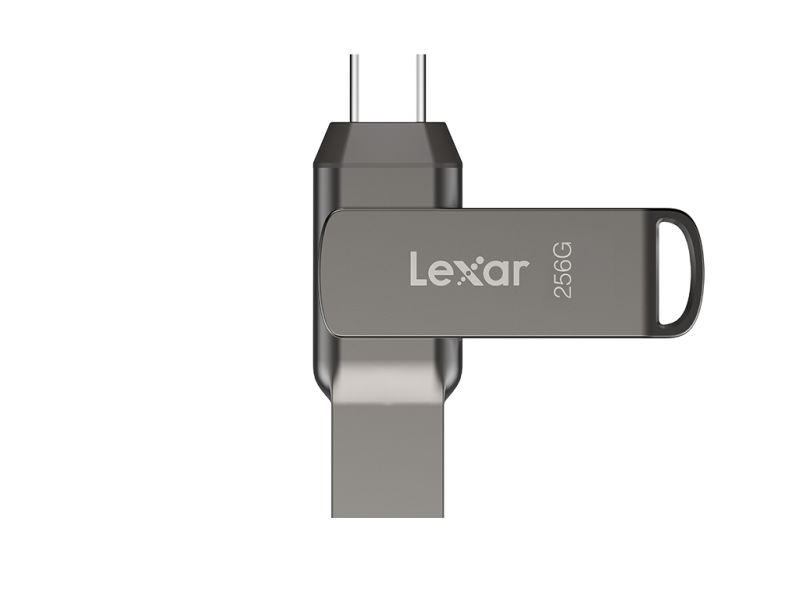 USB Flash Drive Lexar JumpDrive Dual Drive D400, 256GB, USB 3.1 Type-C, 130 MB/s