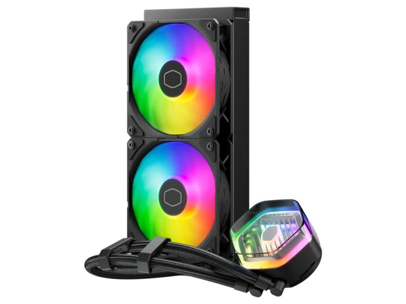 AIO Liquid Cooler Cooler Master MasterLiquid 240 Atmos, 240mm, ARGB, black
