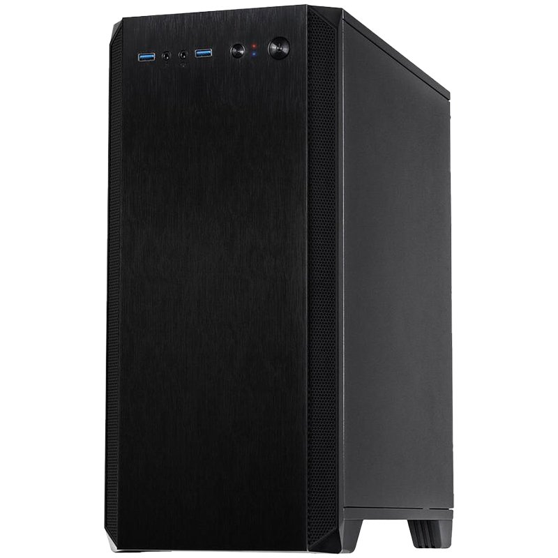 Chassis INTER-TECH H-606 Sound insulated Micro Tower, mATX, 2x USB 3.0, Mic & Headphone jack,  2x 3.5” & 5x 2.5” internal, Dimensions (h/w/d