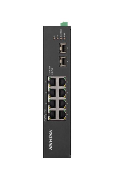 HikVision 8-Port GbE RJ45 PoE (110W) 2 x 1G SFP Unmanaged Harsh POE Switch